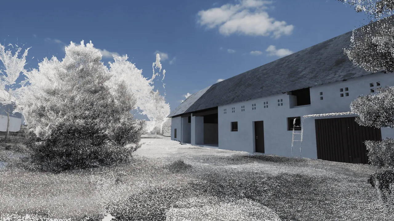 Vizualizace v reálném kontextu (pointcloud) – ukázka 2